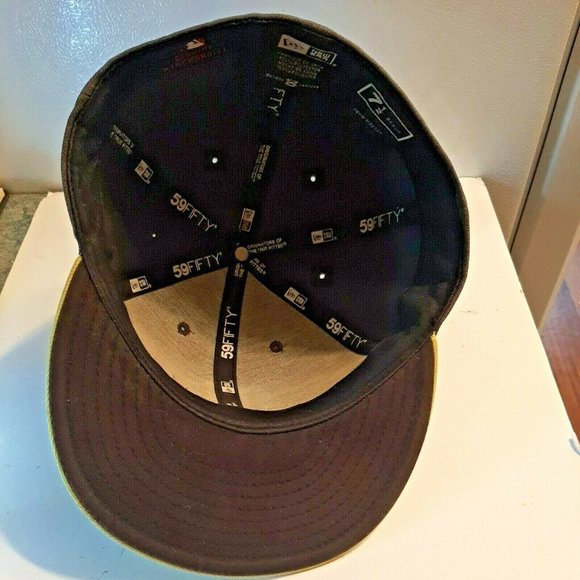 Detroit Tigers Hat Baseball Cap Fitted 7 1/2 New Era Gray Green MLB As Is - Picture 7 of 12